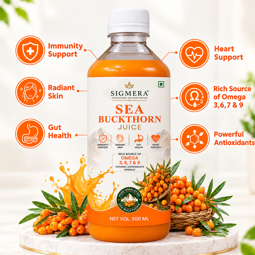 SEA BUCKTHORN JUICE 500ML | FOR OMEGA 3, 6, 7 & 9, IMMUNITY, SKIN & GUT HEALTH