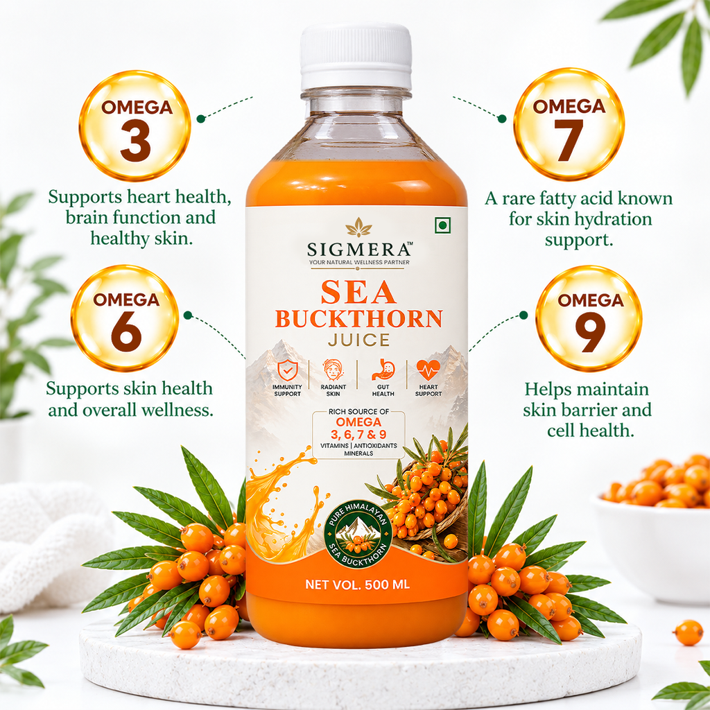 SEA BUCKTHORN JUICE 500ML | FOR OMEGA 3, 6, 7 & 9, IMMUNITY, SKIN & GUT HEALTH