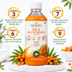 SEA BUCKTHORN JUICE 500ML | FOR OMEGA 3, 6, 7 & 9, IMMUNITY, SKIN & GUT HEALTH