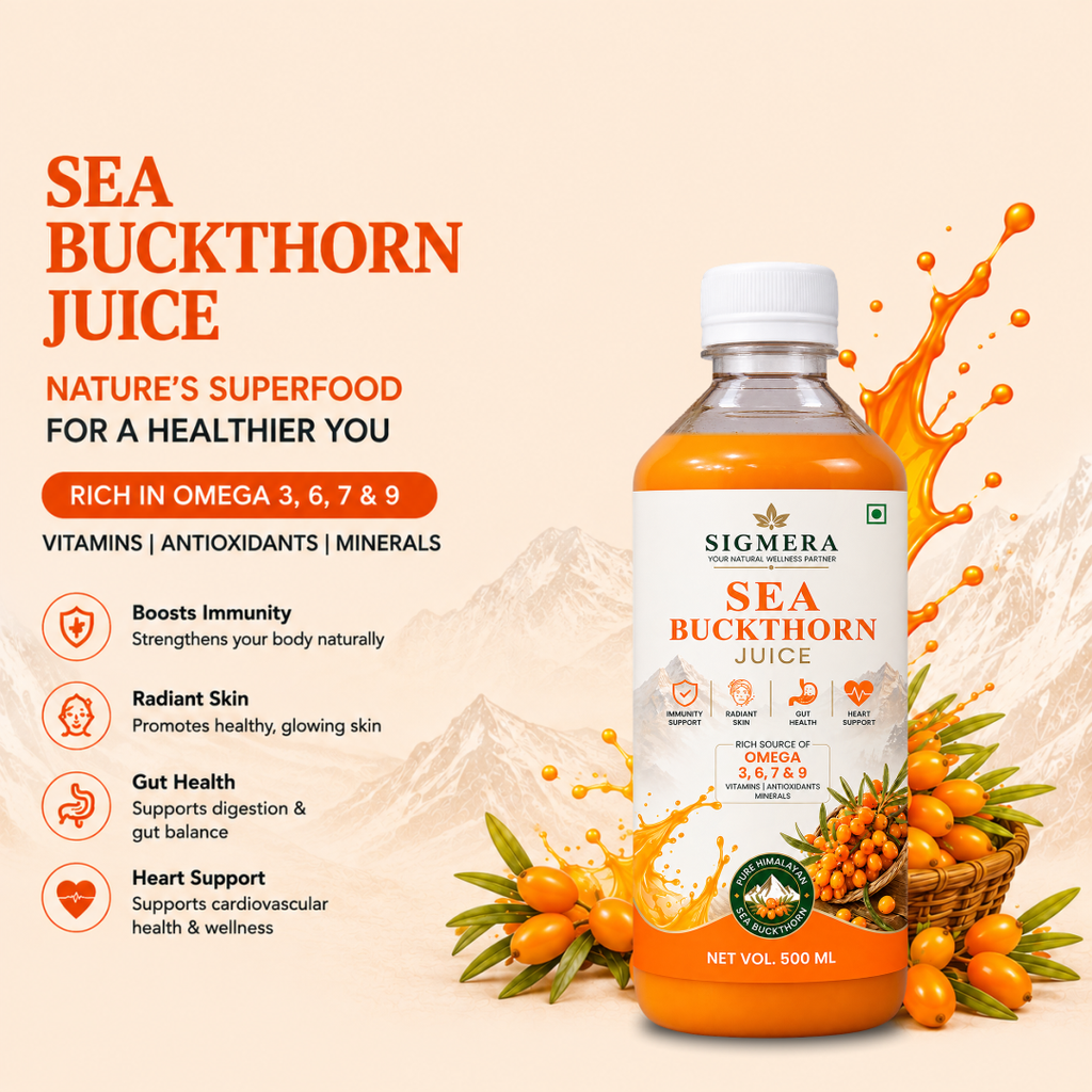 SEA BUCKTHORN JUICE 500ML | FOR OMEGA 3, 6, 7 & 9, IMMUNITY, SKIN & GUT HEALTH