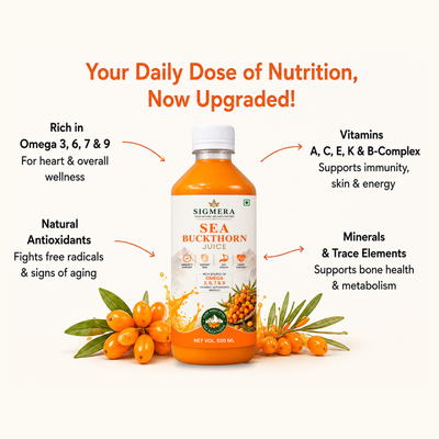 Sea Buckthorn Juice | Natural Antioxidant for Immunity, Skin & Overall Wellness  500ML