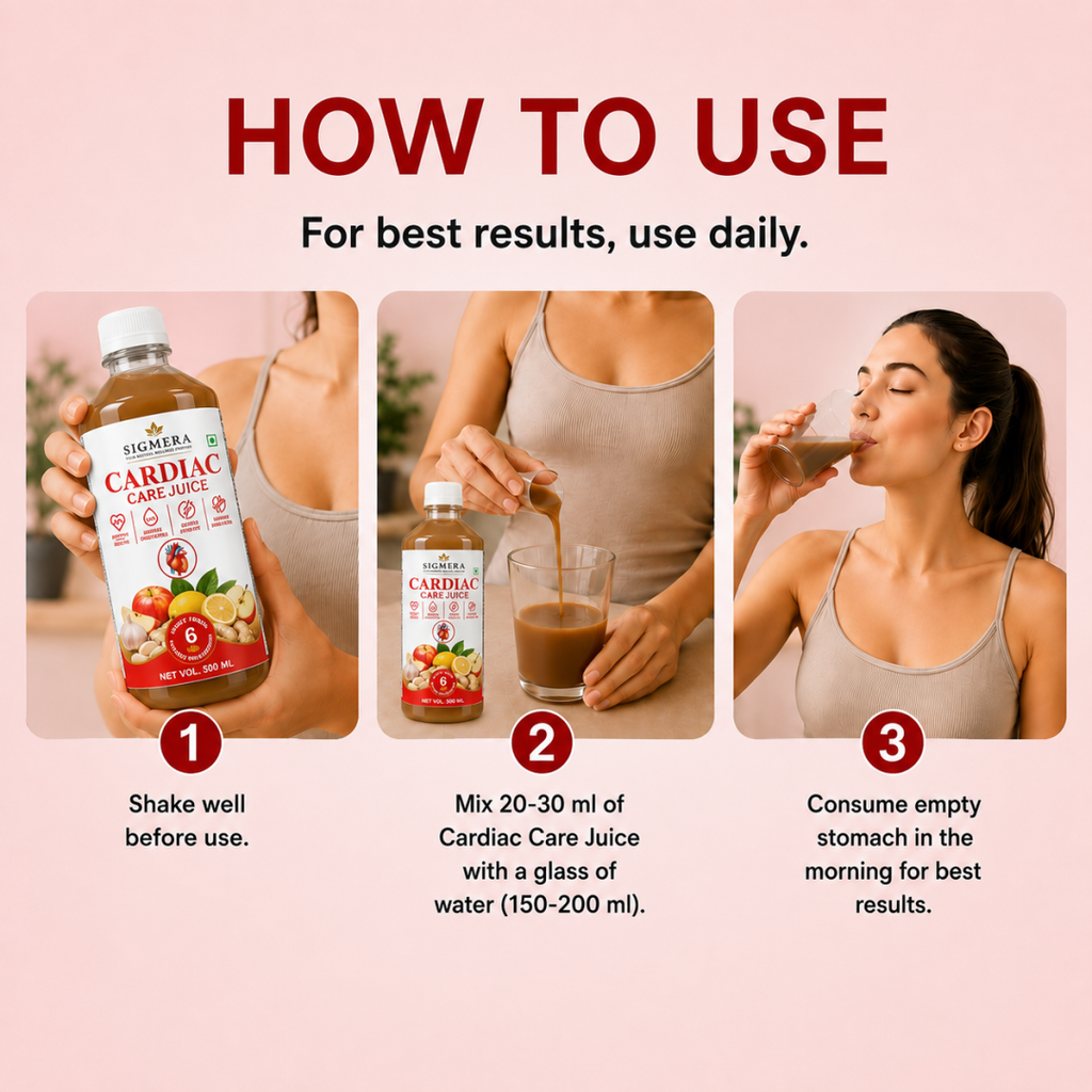 Cardiac Care Juice | Ayurvedic Formula for Heart Health & BP Support  500ML
