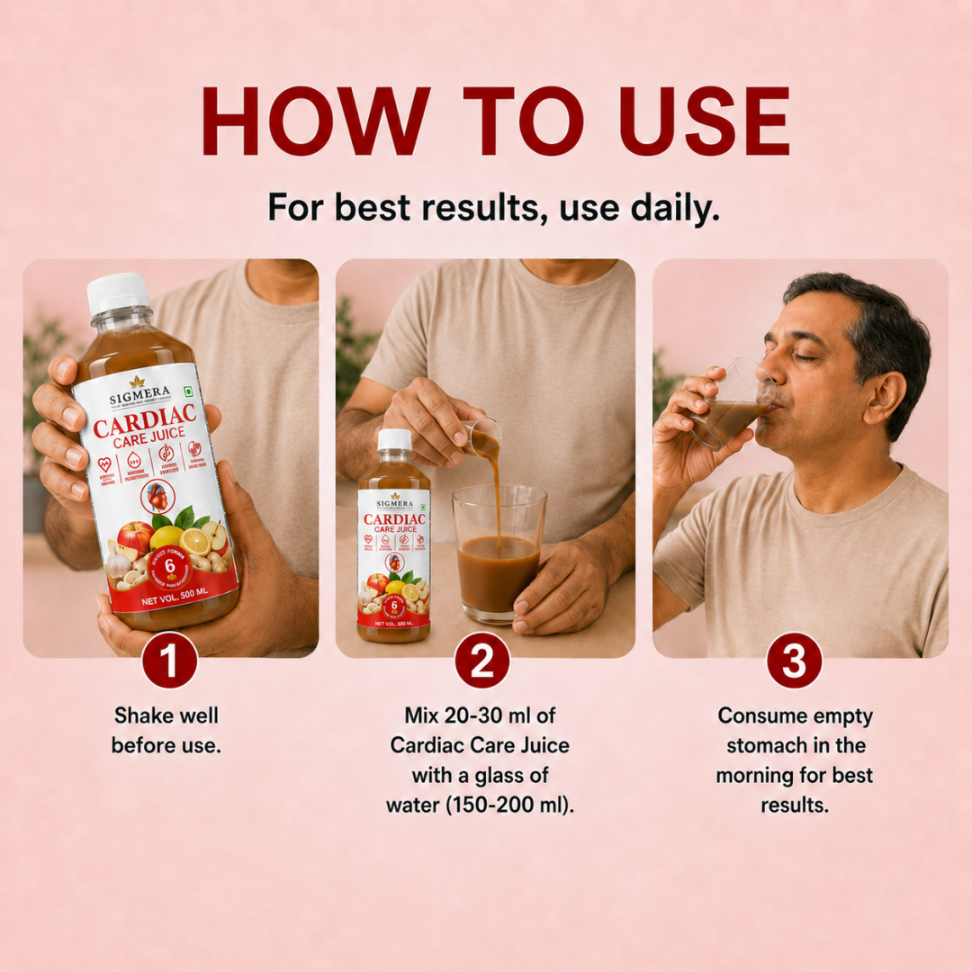 CARDIAC CARE JUICE 500ML | FOR HEART HEALTH, BP & CHOLESTEROL SUPPORT